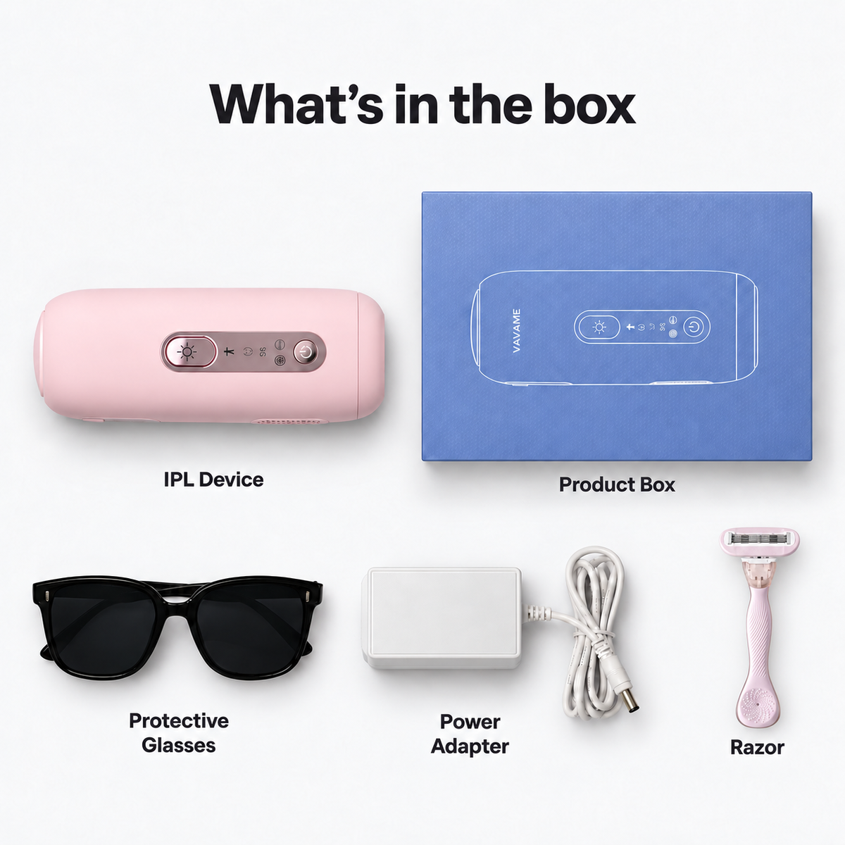 VAVAME Comfort 2.0 Sapphire Ice Coooling IPL Hair Removal Device