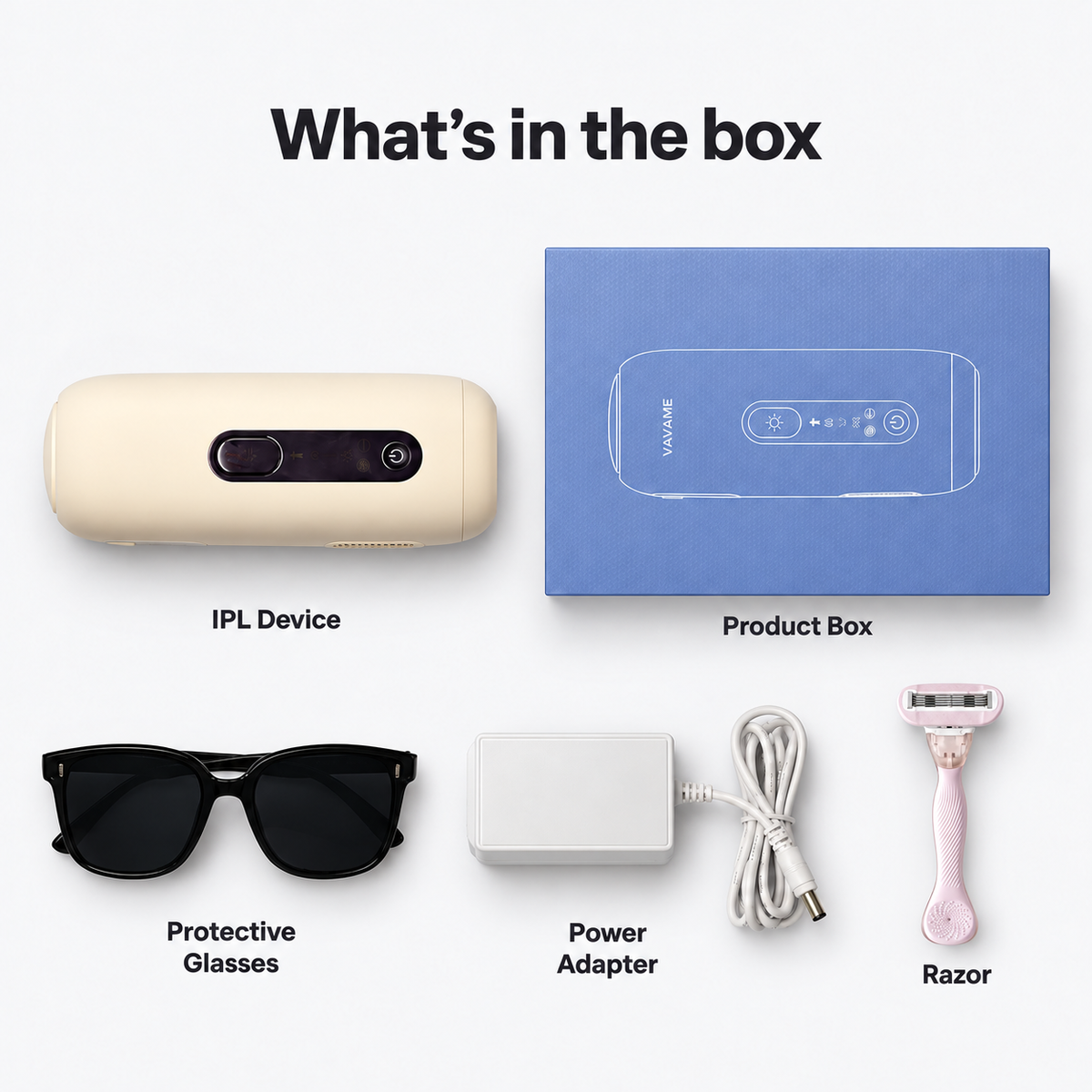VAVAME Comfort 2.0 Sapphire Ice Coooling IPL Hair Removal Device