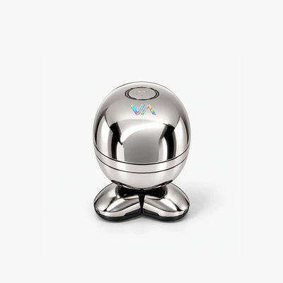 Top view of the VAVAME women’s electric face shaver and rotary shaving head